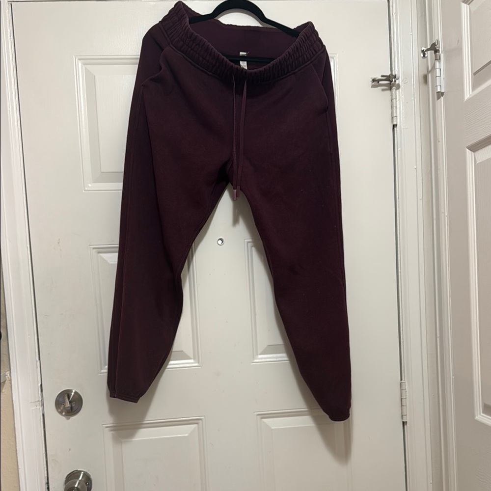 Lululemon Athletica Deep Purple/Maroon Joggers